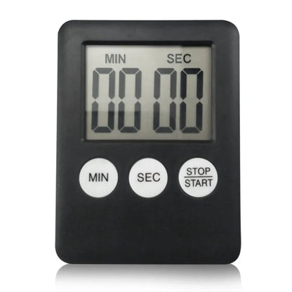 Digital Electronic Kitchen Timer with LCD Display Multi Function Stopwatch Mini for Baking Cooking Sports Exercise