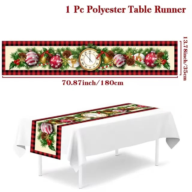 Table Runner Christmas Decoration For Home Decor 2025 Gifts - 45