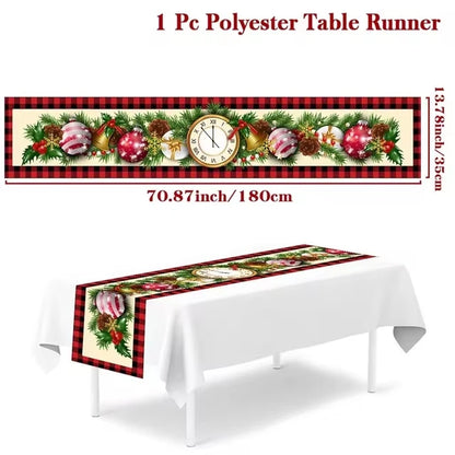 Table Runner Christmas Decoration For Home Decor 2025 Gifts - 45