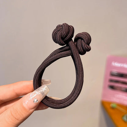Simplicity Stretch Rubber Hair Ties for Women High Elasticity Fashion Girl Head Rope Scrunchie Hair Accessories - 08
