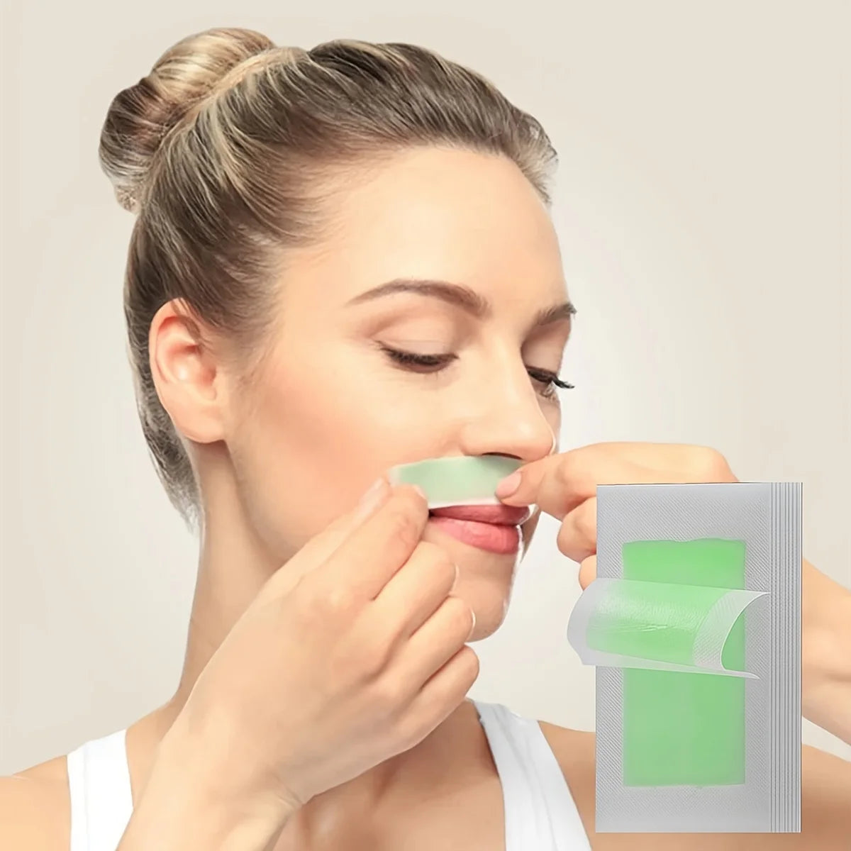 Professional Warning Tapes For Summer Hair Removal, Double Face Cold Warning Paper For Legs, Body, Face,6 Sticks, 10/20 Stick