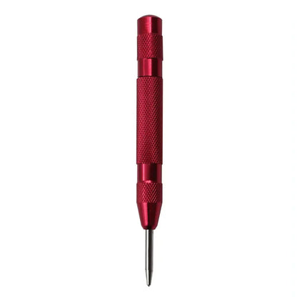 Automatic Center Punch Automatic Metal Punch Tool Woodworking Tools Loaded Marker Wood Chisel Joinery Carpenter Tool - Red