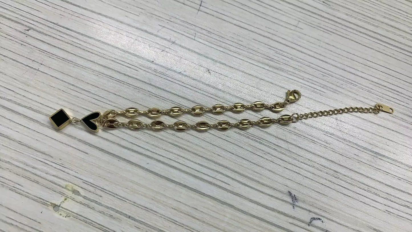Stainless Steel Bohemian Style Personalized Anklet - E9
