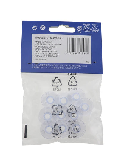 Brother Bobbin 11.5mm SEWING MACHINE BOBBINS10pcs SFB XA5539-151 Brother Domestic Sewing Machine Bobbin Sa156