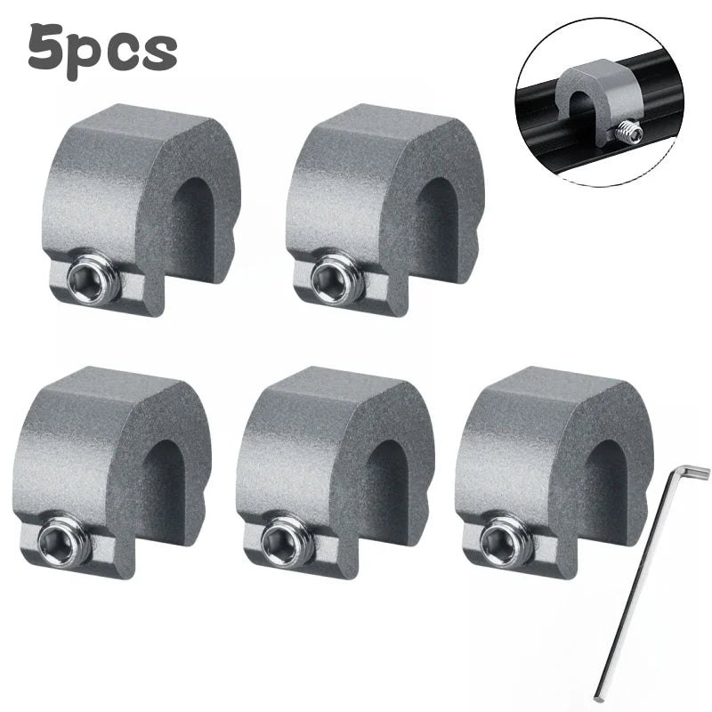 New 3/5/10pcs Aluminum Alloy Window Lock Stopper Sliding Door Window Limiter Sliding Sash Stopper Anti-theft Child Safety Loc