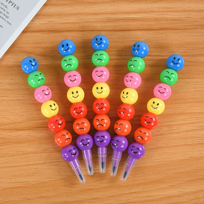 5/10Pcs Lollipop Building Block Crayon Pencil Painting Pen Kids Birthday Party Favors Pinata Fillers Back To School Stationer