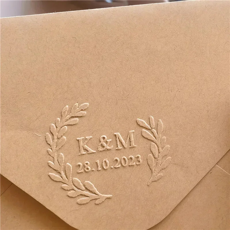 Customize Embossing Stamp Wedding Monogram Embosser Stamp,Personalized 2 initials Embosser Stamp,Wedding gift,hand held embos