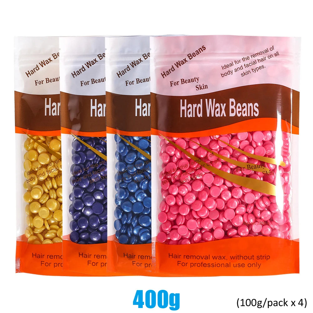 500g/200g/50g Hard Wax Beans for Hair Removal Body European Brazilian Pearl for Wax Warmer Waxing Beans for Wax Heater Machin