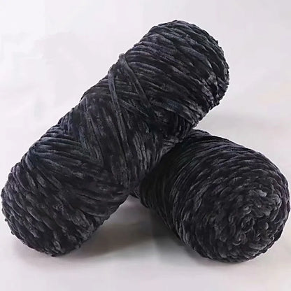 DIY 100% Polyester Velvet Yarn Amigurumi Accessories Dolphin Baby Plush Yarn Soft Chenille Yarn for Knitting 1 Skein 100g 130