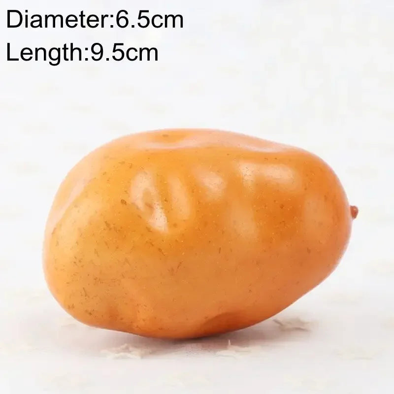 Artificial Fruits and Vegetables Home Decoration Fake Orange Peach Apple Pear Grape Lemon Peach Ornament Food Photography Pro