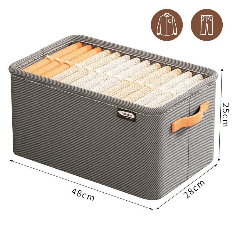 Thicken Clothes Organizer Pants Sweater Storage Cabinets Drawers Organizer Jeans Storage Box Wardrobe Clothes Storage Organiz
