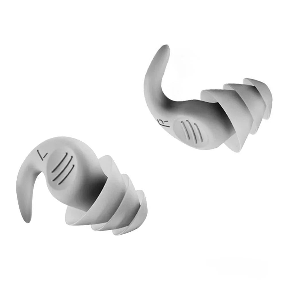 1 Pair Antinoise Earplugs Sound Insulation Ear Protection Earplugs Sleeping Swimming Travel Noise Reduction Waterproof Earplu