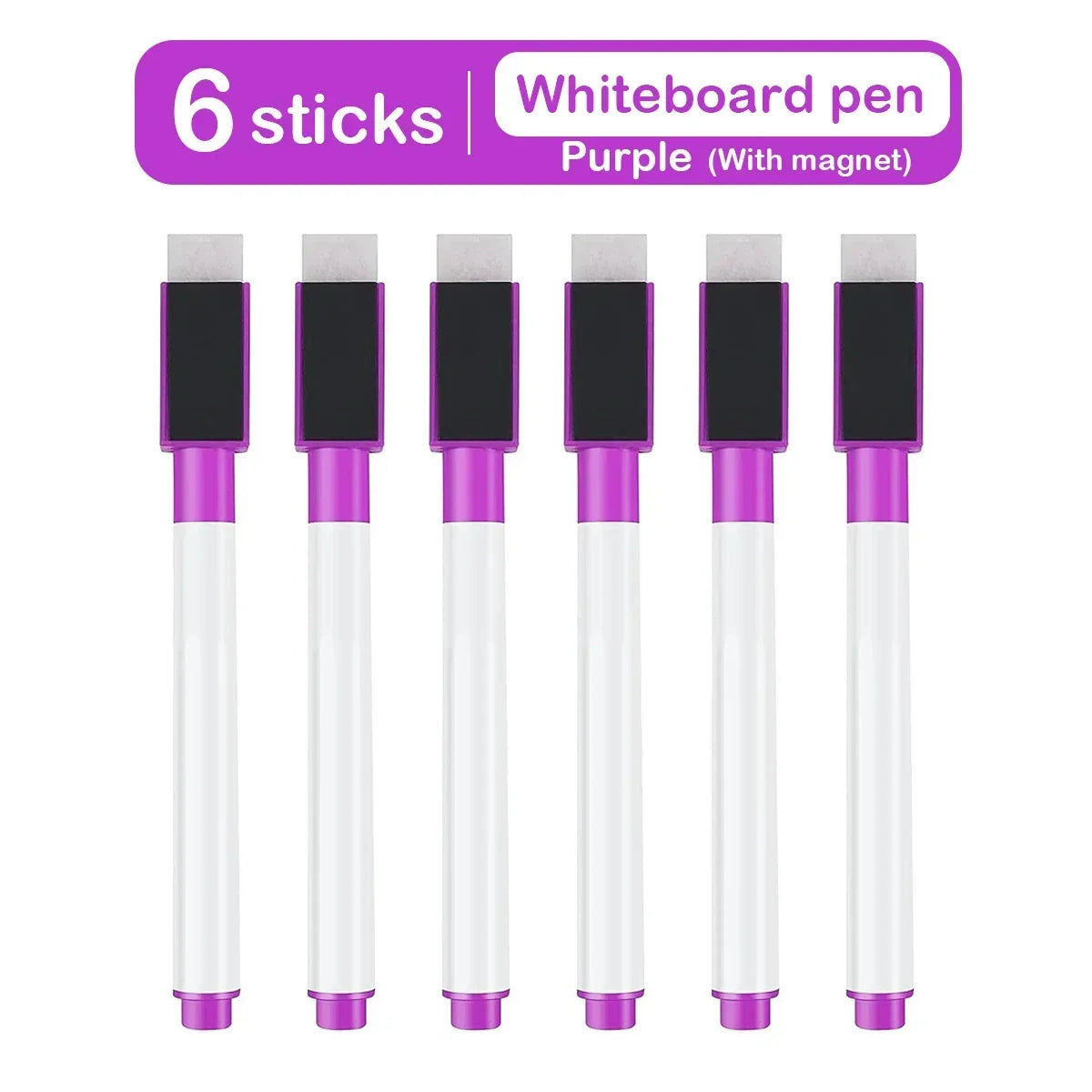 Magnetic Erasable Whiteboard Pen Color Options Blackboard Note Numbering Stationery Office Teaching Supplies for Classroom Us