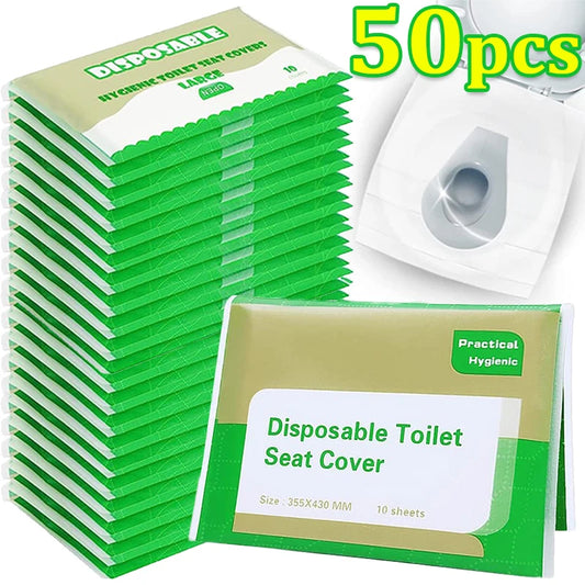 Portable Disposable Toilet Seat Cover Travel Camping Hotel Bathroom Accessories Degradable Waterproof Soluble Water Toilet Ma