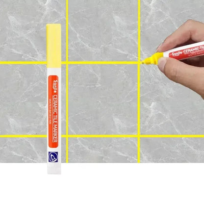 1/3 Pcs Waterproof White Marker Pen Wall Seam Repair Tiles Grout Markers Pens Floor Bathroom Decontamination Paint Brush Tool