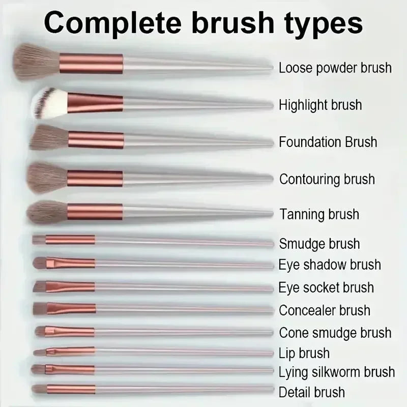 Makeup Brush Set Soft Fluffy Professiona Cosmetic Foundation Powder Eyeshadow Kabuki Blending Make Up Brush Beauty Tool Makeu