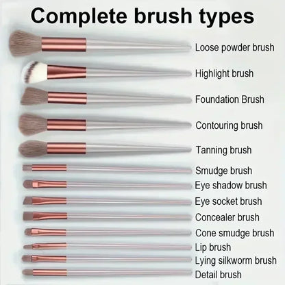 Makeup Brush Set Soft Fluffy Professiona Cosmetic Foundation Powder Eyeshadow Kabuki Blending Make Up Brush Beauty Tool Makeu