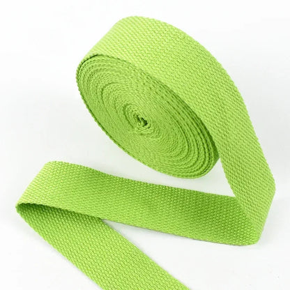 5Meters 1.3mm 20-50mm Cotton Webbings Tape for Bag Strap Backpack Label Ribbon Band Clothes Bias Binding DIY Sewing Accessori