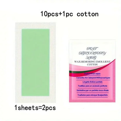 10/20/30/50 Pcs Depilatory Wax Strips For Hair Removal Wax Paper Cold Wax Strips Paper For Face Neck Arm Leg Body Beauty Tool