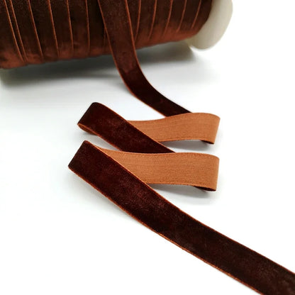 5 Yards 6-25mm Velvet Ribbon Wedding Party Decoration Handmade Ribbon Gift Wrapping Hair Bowknot DIY Christmas Ribbon