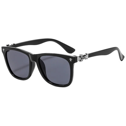 Fashion Glasses Frame Women Anti Blue Light Men Square Eyeglasses Vintage Prescription Eyewear - C1
