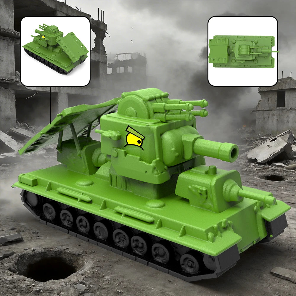 Military Tank Half Tracked Armor Vehicle 3D Printed Action Figure Model Creative Toy for Birthday Christmas Collectible Gift