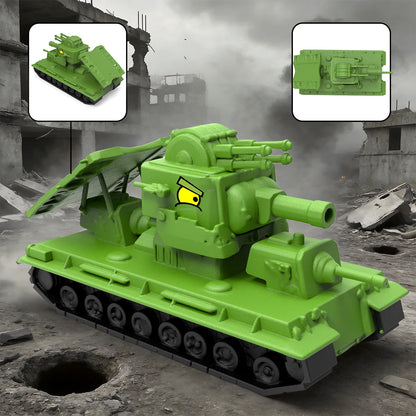 Military Tank Half Tracked Armor Vehicle 3D Printed Action Figure Model Creative Toy for Birthday Christmas Collectible Gift