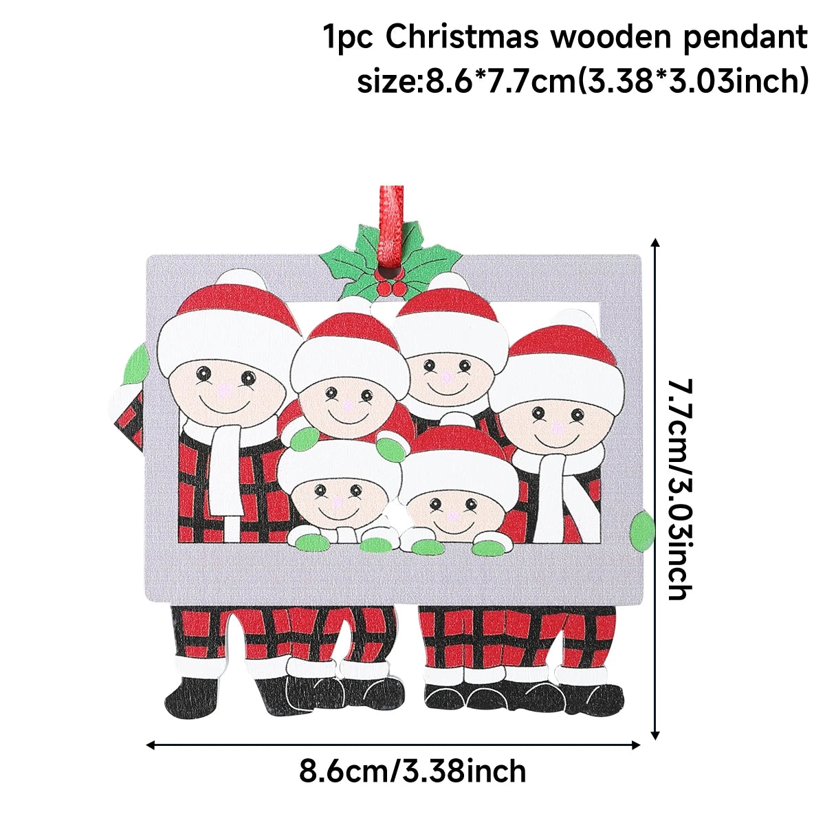 Christmas Pendant DIY Personal Family Christmas Decorations For Home 2024 Navidad Christmas Tree Hanging Ornament New Year 20