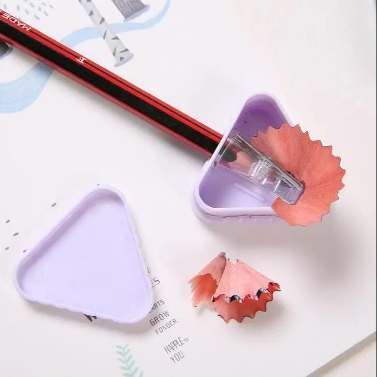 Lytwtw's Stationery School Office Supplies Cute Cookie Sharpener For Pencil Creative Item back to school Lovely