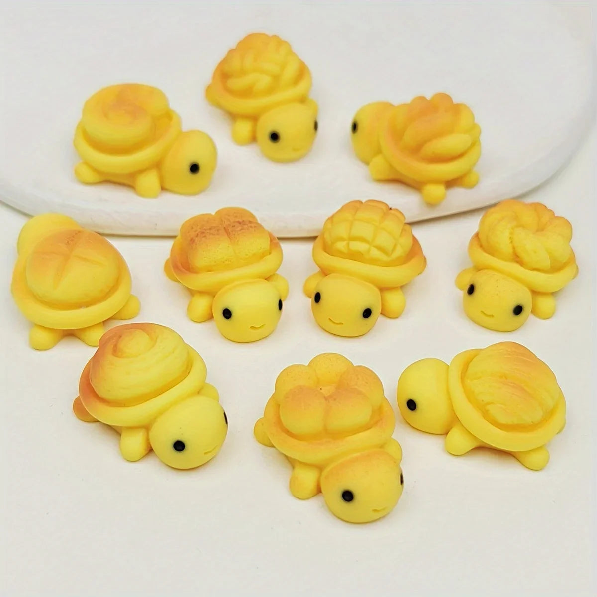 50/30PCS Cute Mini Ocean Resin Turtle Animals Tiny Sea Animals Figurines Marine Miniature Aquarium Ornaments Home Decorations
