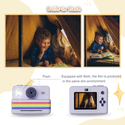 Digital Children Camera For Photography Mini Printer Portable Thermal Instant Print Photo Kids Camera 2.8inch HD Video Toy Gi