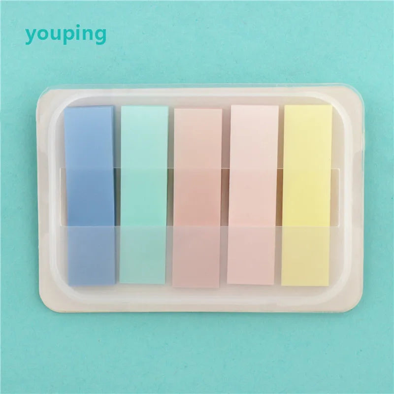 15 Types Color Self Adhesive Memo Pad Sticky Notes Bookmark Point It Marker Memo Sticker Paper Office School Supplies - K