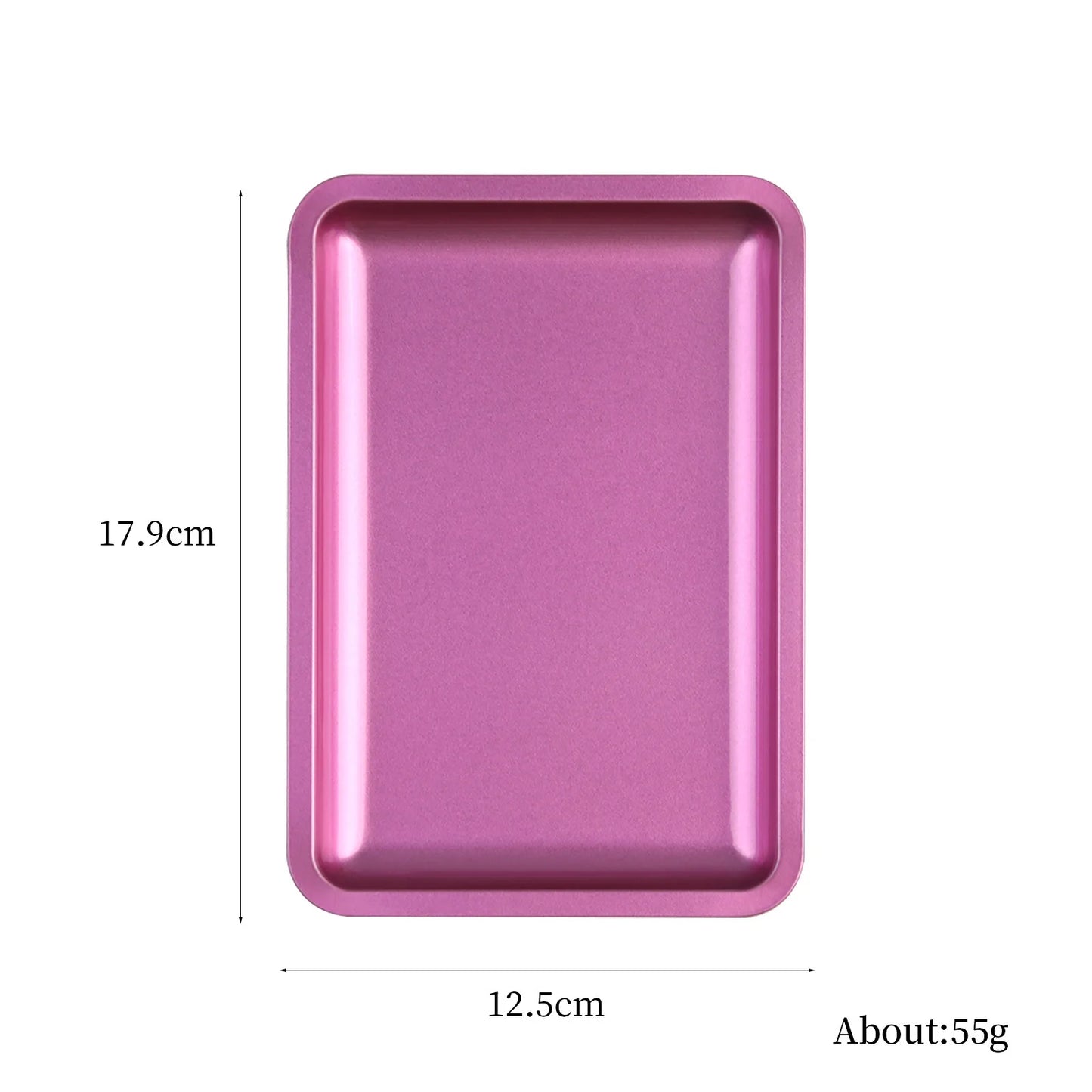 1PC Square Stainless Steel Cosmetic Storage Tray Nail Art Manicure Plate Tweezers Clippers Pens Container False Nails Dish To