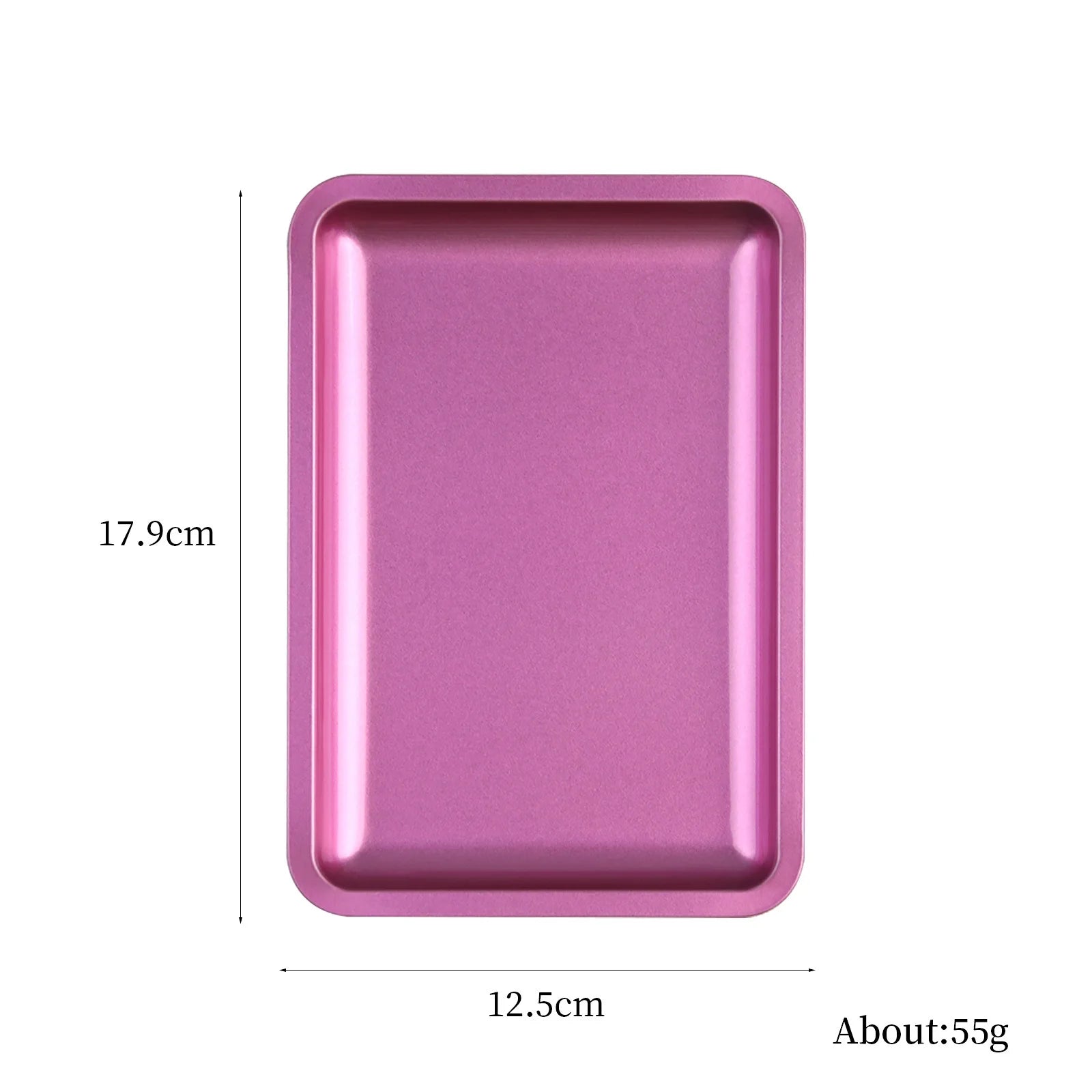 1PC Square Stainless Steel Cosmetic Storage Tray Nail Art Manicure Plate Tweezers Clippers Pens Container False Nails Dish To