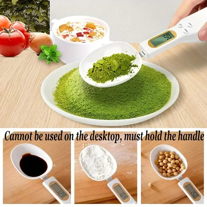 Mini Spoon Scale Digital Kitchen Scale Electronic LCD Food Scale 0.1-500g Cooking Flour Milk Coffee Powder Weight Measure Spo