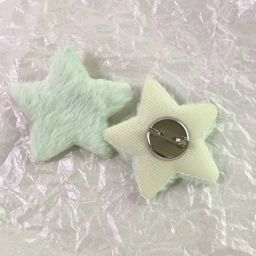 5/1Pairs Small Angel Wings Brooch Japanese Plush Angel Wings Brooch Badge Sweet Pin Doll Cosplay Y2K Fluffy Angel Wing Bag De