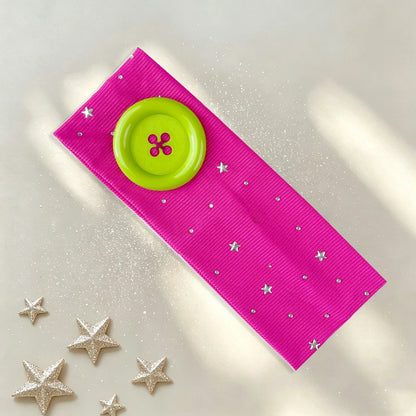 Vintage Women's Polka Dot Button Headband Spicy Girl Ins Y2K Japanese Trendy Headband Sweet Cool Sports Yoga Headband - F-4 A