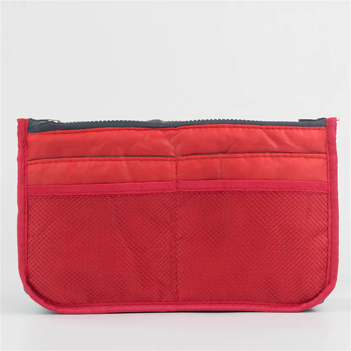 Multifunctional Bi-fold Storage Bag Double Zipper Large Capacity Storage Arrangement Makeup Toiletries Large Classification B