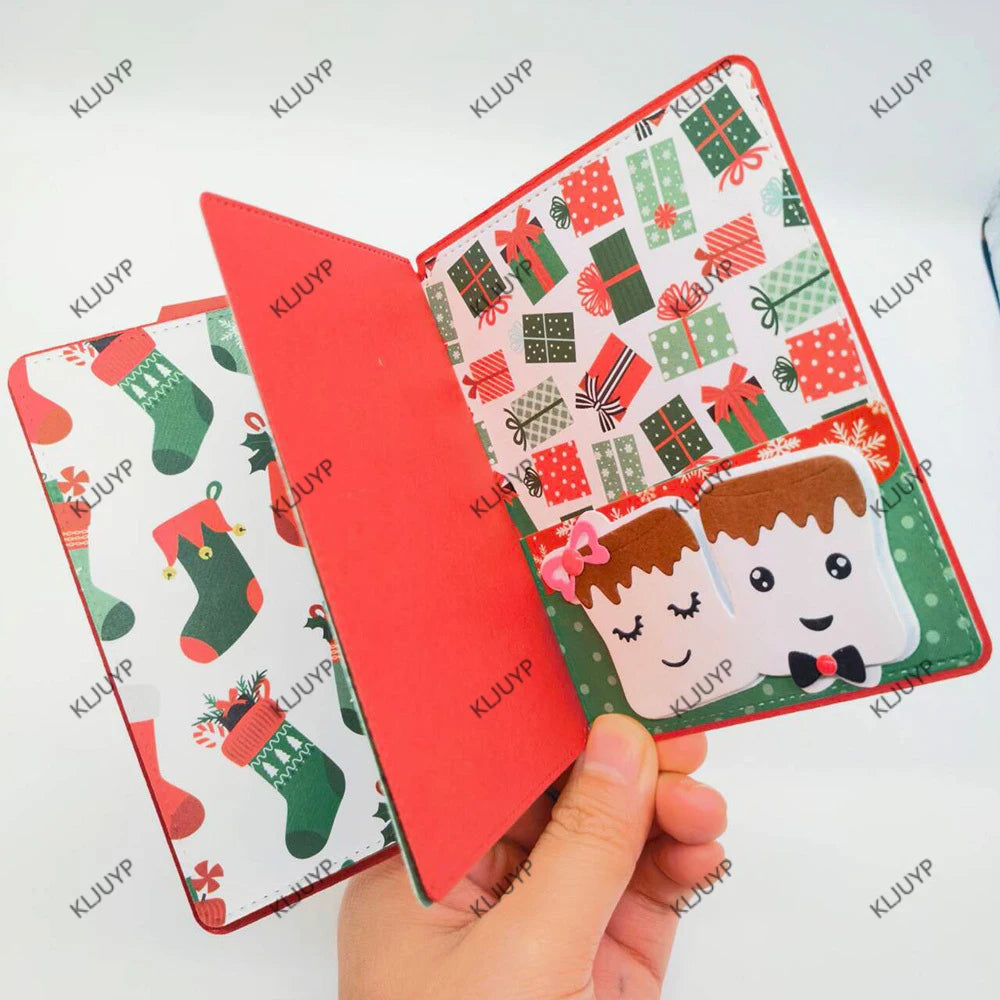 KLJUYP Mini Journaling/Note Book Metal Cutting Dies Stencils for DIY Scrapbooking/album Decorative Embossing DIY Paper Cards