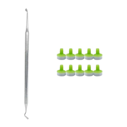 Dental Composite Resin Kit Filling Molding Tools Materials Quick Foam Pad Light Cure Holder Handle Spatula Dentistry Instrume