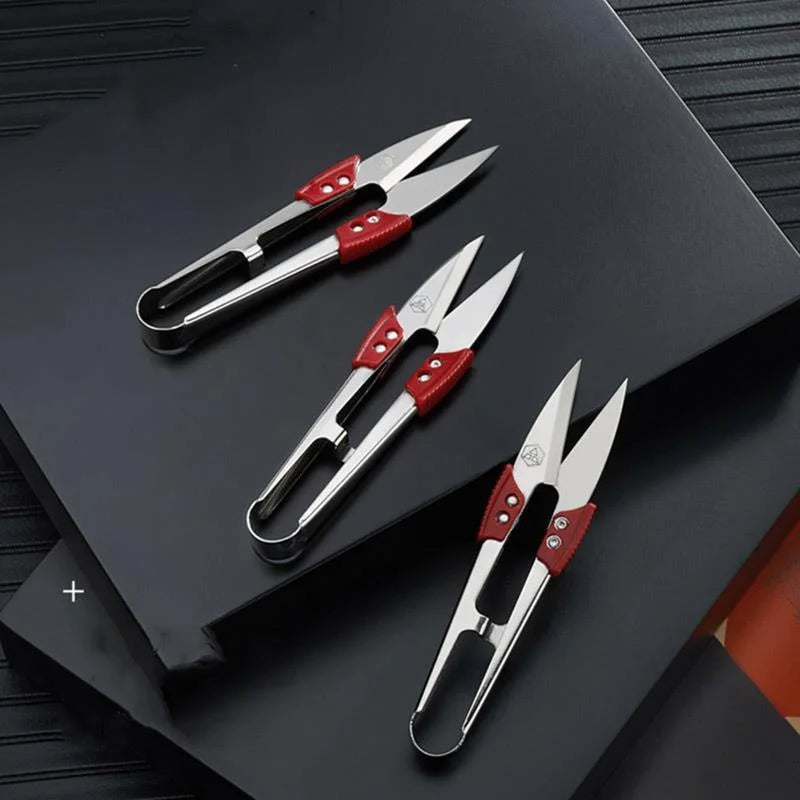 1pc/3pcs Stainless Steel Yarn Shears Cutting Sewing Scissors Shears Cross Stitch Embroidery Scissor U Thread Scissors for Fab