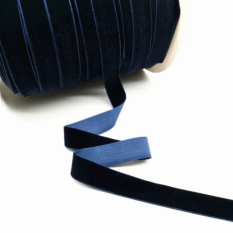5 Yards 6-25mm Velvet Ribbon Wedding Party Decoration Handmade Ribbon Gift Wrapping Hair Bowknot DIY Christmas Ribbon