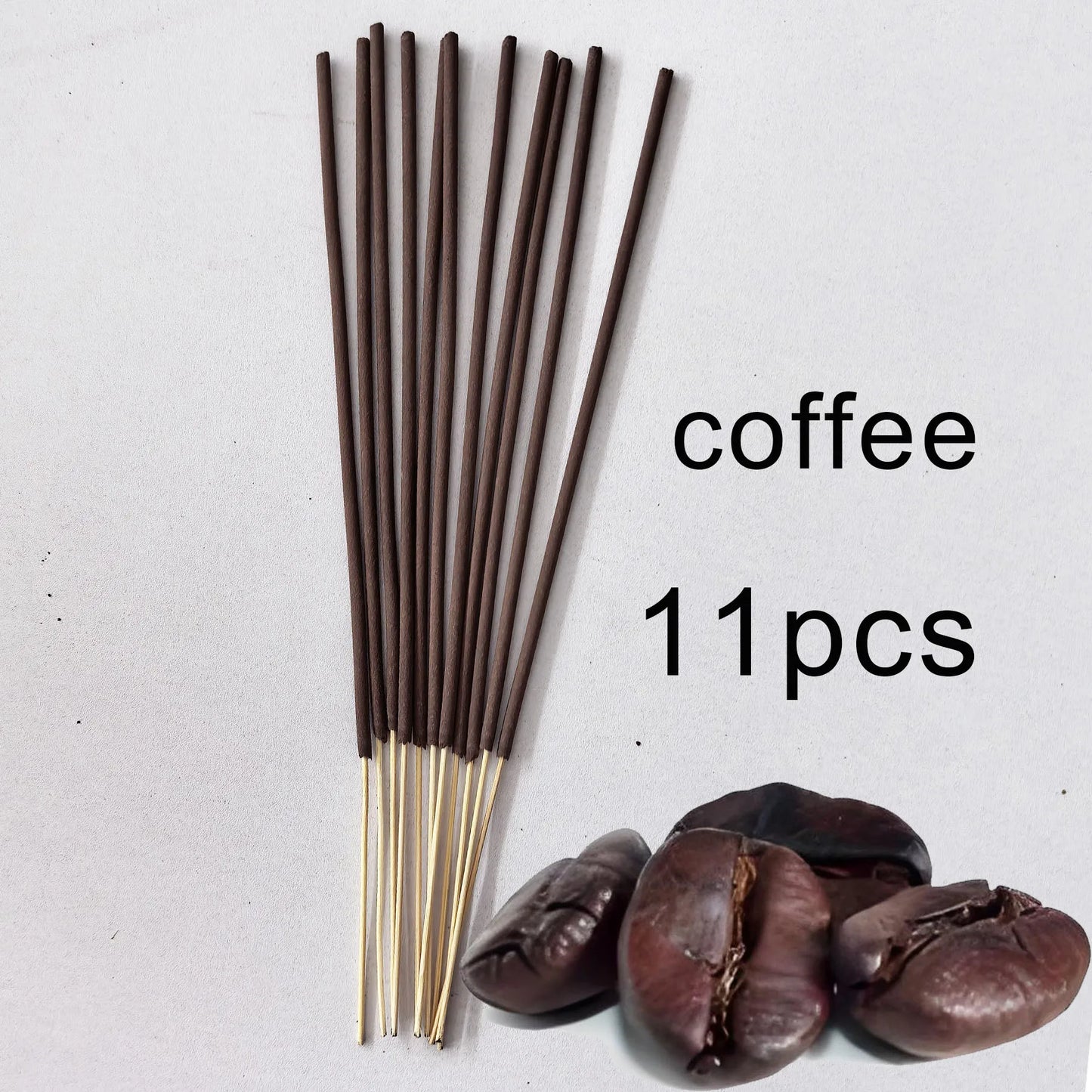 11/77/141Pcs, High-Grade Coffee-Scented Incense Sticks, Made of Natural Fragrance Powder, More Suitable for Those Who Love th