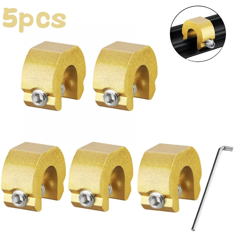 New 3/5/10pcs Aluminum Alloy Window Lock Stopper Sliding Door Window Limiter Sliding Sash Stopper Anti-theft Child Safety Loc