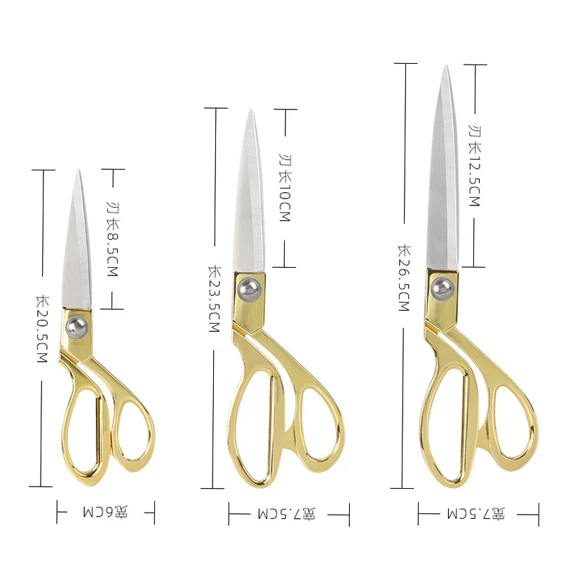 Professional Tailor Scissors Vintage Sewing Scissors Stainless Steel Tailor Shears for Fabric Clothes Needlework Cutter DIY T