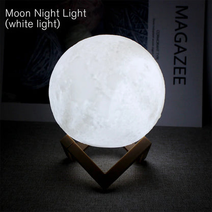 Book Light LED Moon Light Galaxy Light, Moon Night Light, Girl, Boy, Child Birthday Gift, Bedroom Decoration Indoor lighting 