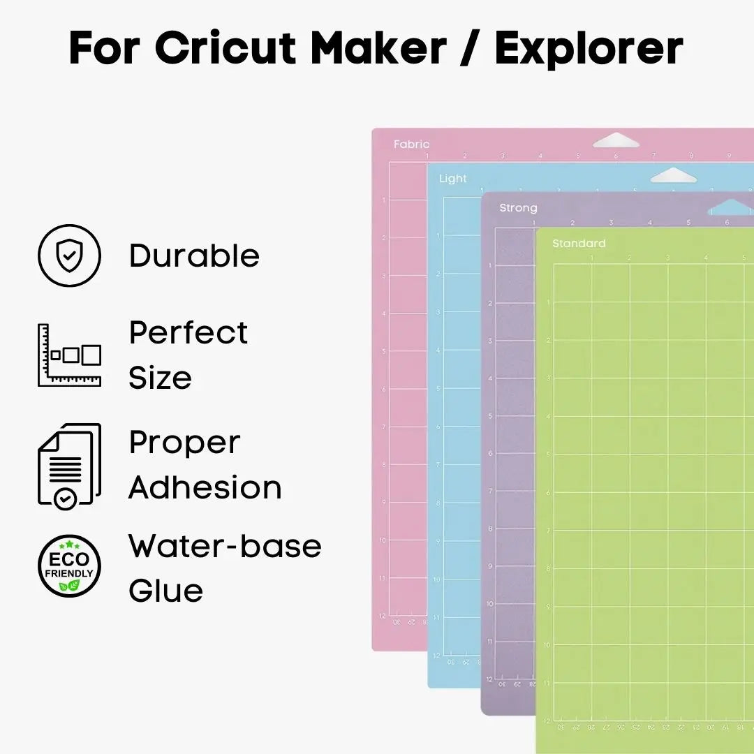 12inX12in PVC Cutting Mat for Cricut Maker Explorer DIY Paper Multifunctional Durable Handicraft Art Engraving Board Sewing P