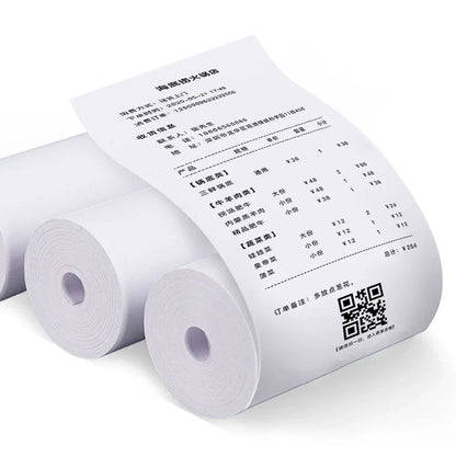 10Rolls 57x25 MM Thermal Paper White Children Camera Instant Print Kids Camera Printing Paper Replacement Accessories Parts