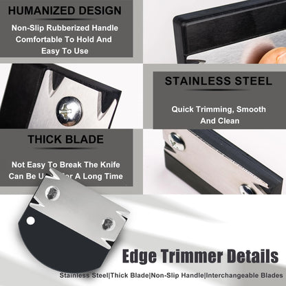 Trimmer Wood Chamfering Fillet Scraper Board Deburring Tool Trimming knife Woodworking Edge Corner Planer Specialty Edge Band