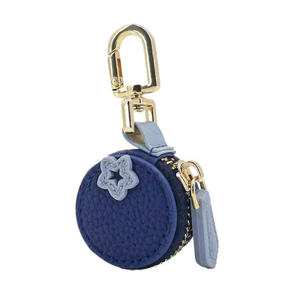 Fruit Coin Purse Cherry Blueberry Design Fruit Charm Coin Purse Cute PU Leather Pendant Keychain Earphone Bag Mini Storage Ba